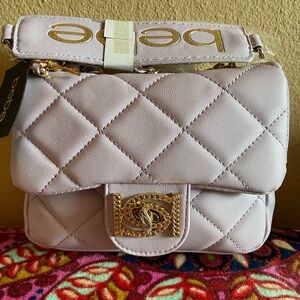 BEBE lilac shoulder bag - BRAND NEW
